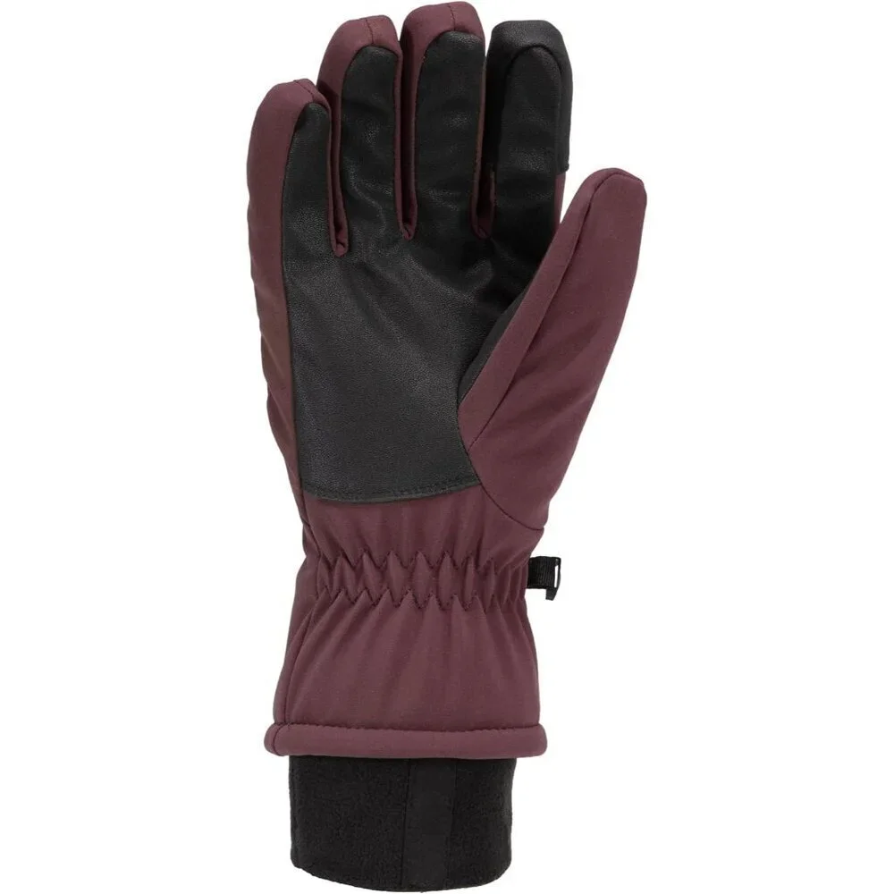 Women's Softshell Gloves Insulated Waterproof Windproof Touch-sensitive